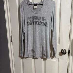 Harley-Davidson Light Gray Hoodie